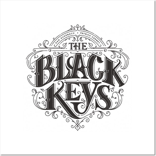 black keys render simple Wall Art by mugiwarastore77